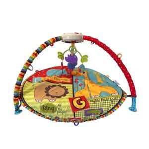 Fisher Price Love You Zoo Music and Lights Deluxe Infant Gym